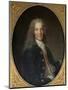 Portrait of Voltaire at the Age of 24-null-Mounted Giclee Print