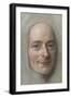 Portrait of Voltaire, c.1750-Maurice Quentin de la Tour-Framed Giclee Print