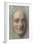 Portrait of Voltaire, c.1750-Maurice Quentin de la Tour-Framed Giclee Print