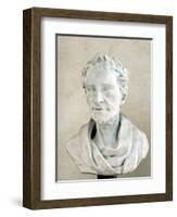 Portrait of Voltaire-Peter Anton Von Verschaffelt-Framed Photographic Print
