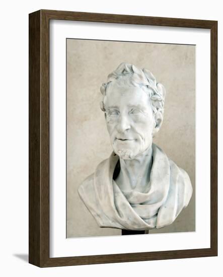 Portrait of Voltaire-Peter Anton Von Verschaffelt-Framed Photographic Print