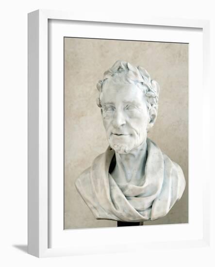 Portrait of Voltaire-Peter Anton Von Verschaffelt-Framed Photographic Print