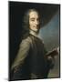 Portrait of Voltaire-null-Mounted Art Print