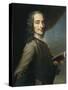 Portrait of Voltaire-null-Stretched Canvas