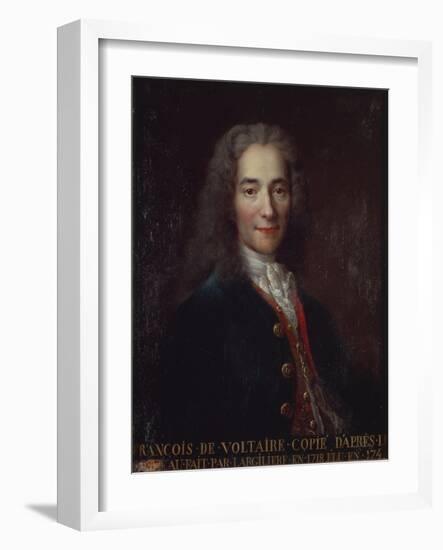 Portrait of Voltaire-Catherine Lusurier-Framed Giclee Print