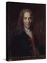 Portrait of Voltaire-Catherine Lusurier-Stretched Canvas