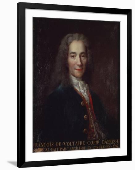 Portrait of Voltaire-Catherine Lusurier-Framed Giclee Print