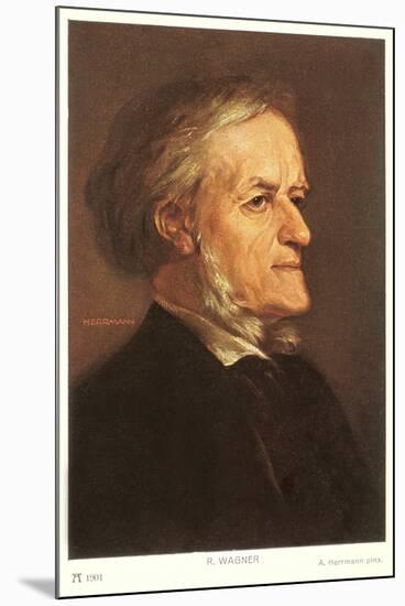 Portrait of Wagner-null-Mounted Art Print