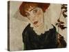 Portrait of Wally, 1912-Egon Schiele-Stretched Canvas