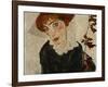 Portrait of Wally, 1912-Egon Schiele-Framed Giclee Print