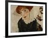 Portrait of Wally, 1912-Egon Schiele-Framed Giclee Print