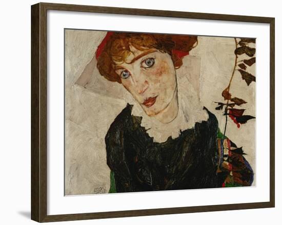 Portrait of Wally, 1912-Egon Schiele-Framed Giclee Print