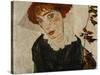 Portrait of Wally, 1912-Egon Schiele-Stretched Canvas