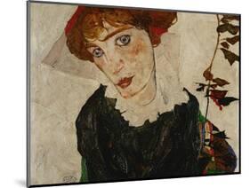 Portrait of Wally, 1912-Egon Schiele-Mounted Giclee Print