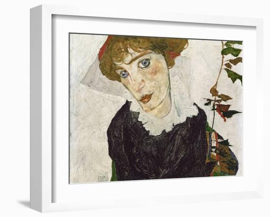 Portrait of Wally Neuzil, 1912-Egon Schiele-Framed Giclee Print