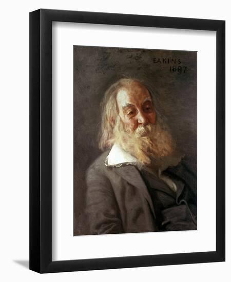 Portrait of Walt Whitman, 1887-Thomas Cowperthwait Eakins-Framed Premium Giclee Print