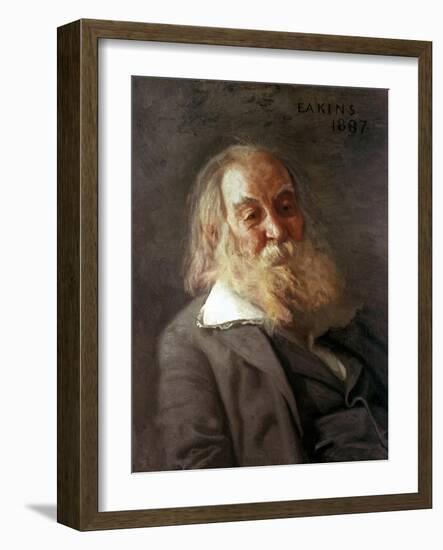 Portrait of Walt Whitman, 1887-Thomas Cowperthwait Eakins-Framed Giclee Print