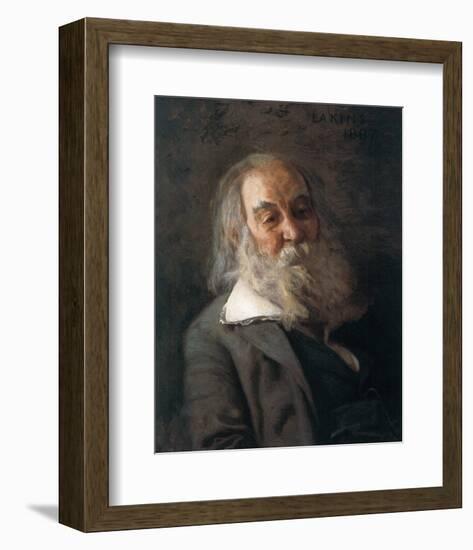 Portrait Of Walt Whitman-Thomas Cowperthwait Eakins-Framed Premium Giclee Print