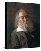 Portrait Of Walt Whitman-Thomas Cowperthwait Eakins-Stretched Canvas