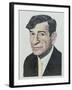 Portrait of Walter Matthau, illustration for 'The Daily Mirror Colour Supplement', 1964-Barry Fantoni-Framed Giclee Print