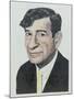 Portrait of Walter Matthau, illustration for 'The Daily Mirror Colour Supplement', 1964-Barry Fantoni-Mounted Giclee Print