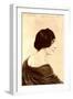 Portrait of Wanda Landowska (1879-195), 1917-Emil Orlik-Framed Giclee Print