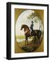 Portrait of Warren Hastings, on His Celebrated Arabian, Wearing a Blue Coat and Grey Breeches-George Stubbs-Framed Giclee Print