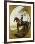 Portrait of Warren Hastings, on His Celebrated Arabian, Wearing a Blue Coat and Grey Breeches-George Stubbs-Framed Giclee Print