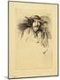 Portrait of Whistler, 1859-James Abbott McNeill Whistler-Mounted Giclee Print