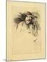 Portrait of Whistler, 1859-James Abbott McNeill Whistler-Mounted Giclee Print