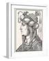 Portrait of Wife of Suleiman the Magnificent-Erhard Schoen-Framed Giclee Print