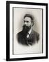 Portrait of Wilhelm Conrad Roentgen or Rontgen (1845-1923), German physicist-French Photographer-Framed Giclee Print