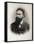 Portrait of Wilhelm Conrad Roentgen or Rontgen (1845-1923), German physicist-French Photographer-Framed Stretched Canvas