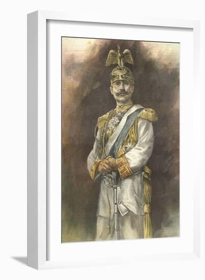 Portrait of Wilhelm Ii, German Emperor-Stefano Bianchetti-Framed Giclee Print