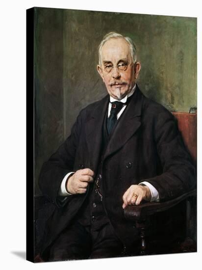 Portrait of Wilhelm Ludvig Johannsen-null-Stretched Canvas