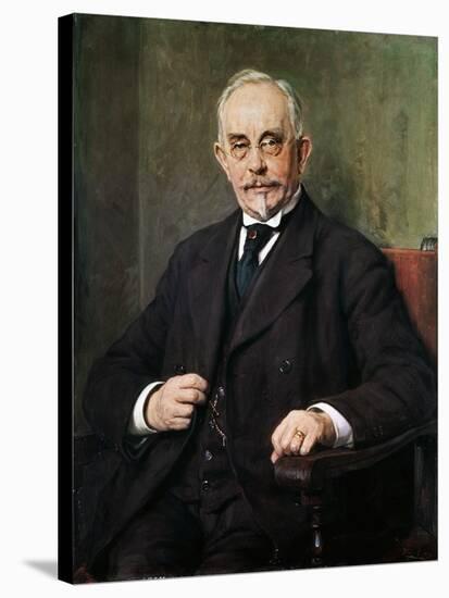 Portrait of Wilhelm Ludvig Johannsen-null-Stretched Canvas