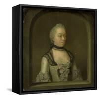 Portrait of Wilhelmina Hillegonda Schuyt, Wife of Joachim Rendorp-Tibout Regters-Framed Stretched Canvas