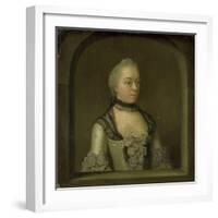 Portrait of Wilhelmina Hillegonda Schuyt, Wife of Joachim Rendorp-Tibout Regters-Framed Art Print