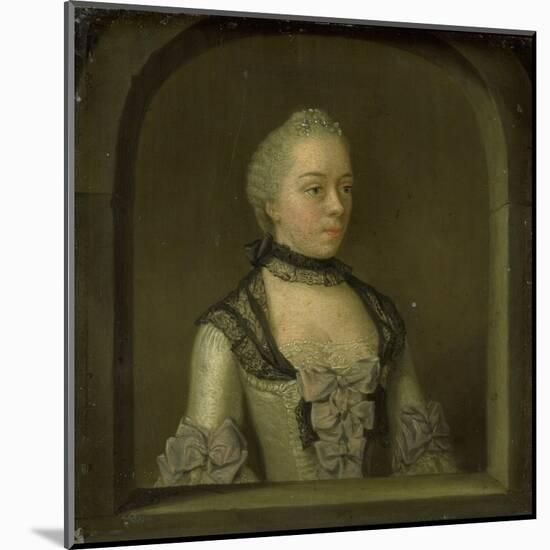 Portrait of Wilhelmina Hillegonda Schuyt, Wife of Joachim Rendorp-Tibout Regters-Mounted Art Print