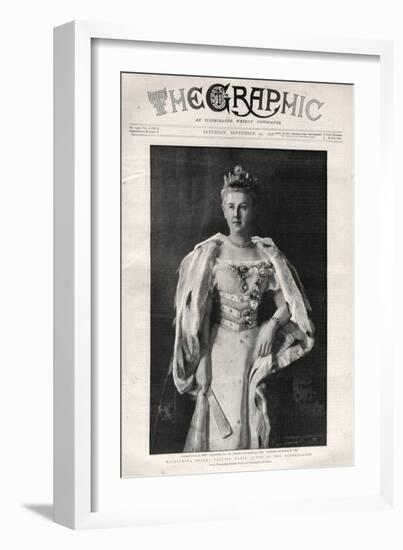 Portrait of Wilhelmina of the Netherlands (1880-1962), Queen of the Netherlands-English Photographer-Framed Giclee Print