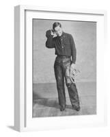 Portrait of Will Rogers, Early Portrait-null-Framed Photo