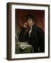 Portrait of Willem Bilderdijk-Charles Howard Hodges-Framed Art Print