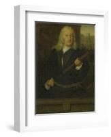 Portrait of Willem Van Outhoorn, Governor General of the Dutch East Indies-David van der Plas-Framed Art Print