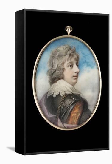 Portrait of William, 3rd Viscount Courtenay-Richard Cosway-Framed Stretched Canvas