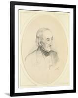 Portrait of William Bennett, 1850-John Everett Millais-Framed Giclee Print