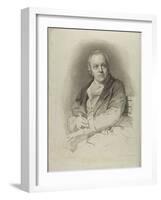 Portrait of William Blake, Frontispiece from 'The Grave, a Poem' by William Blake (1757-1827)-Thomas Phillips-Framed Giclee Print