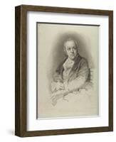 Portrait of William Blake, Frontispiece from 'The Grave, a Poem' by William Blake (1757-1827)-Thomas Phillips-Framed Giclee Print