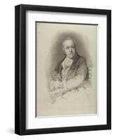 Portrait of William Blake, Frontispiece from 'The Grave, a Poem' by William Blake (1757-1827)-Thomas Phillips-Framed Giclee Print