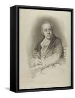 Portrait of William Blake, Frontispiece from 'The Grave, a Poem' by William Blake (1757-1827)-Thomas Phillips-Framed Stretched Canvas