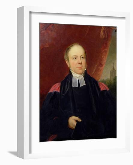 Portrait of William Buckland (1784-1856) Professor of Mineralogy at Oxford University and Dean of…-Samuel Howell-Framed Giclee Print